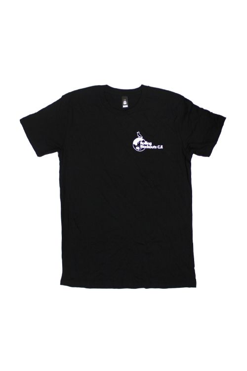 Rolling Blackouts Coastal Fever Seagull Globe Black Tshirt by Rolling Blackouts Coastal Fever